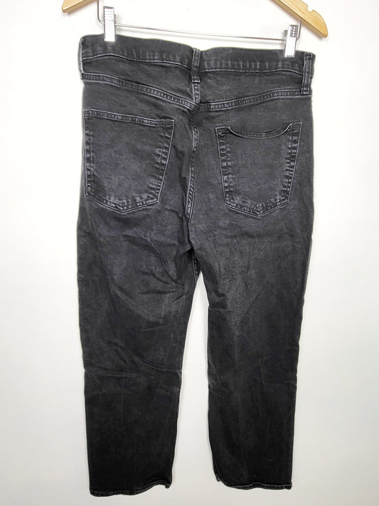 Gap black 90s loose high rise jeans. Size 12
