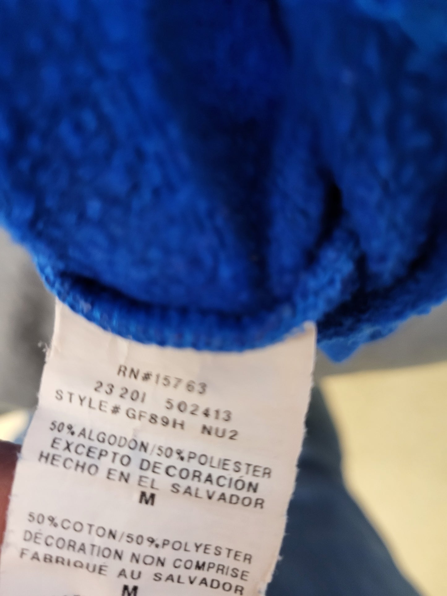 Champion blue pullover hoodie. Size medium