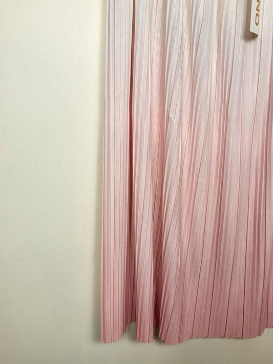 NEW - Only pink ombre pleated "Cloud Dancer" skirt. Size medium
