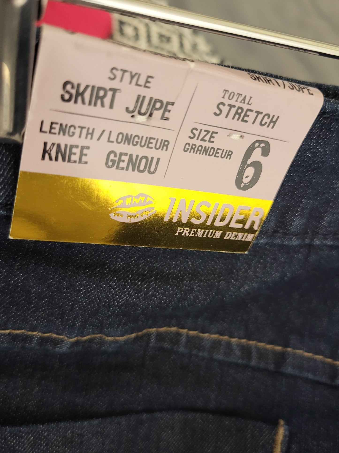 NEW - Smart Set Insider Premium denim skirt. Size 6