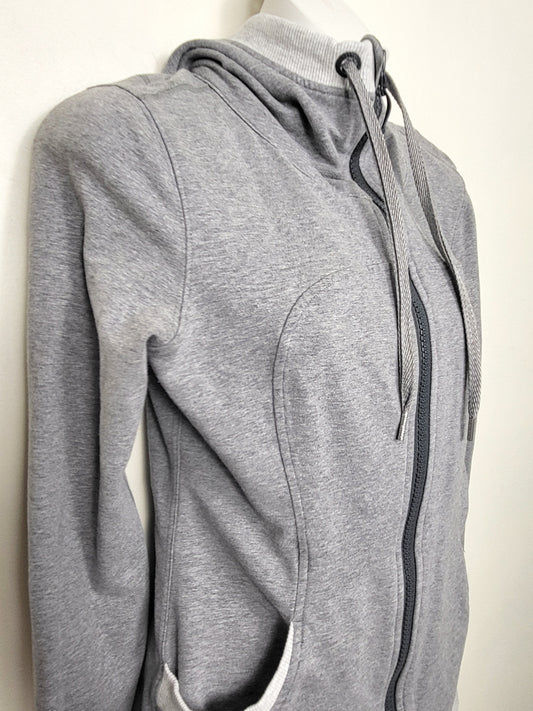 Lululemon grey zip up hoodie. Size 8