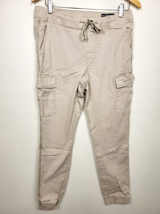 Buffalo David Bitton "Zayne-X" slim straight cargo joggers. Size 32