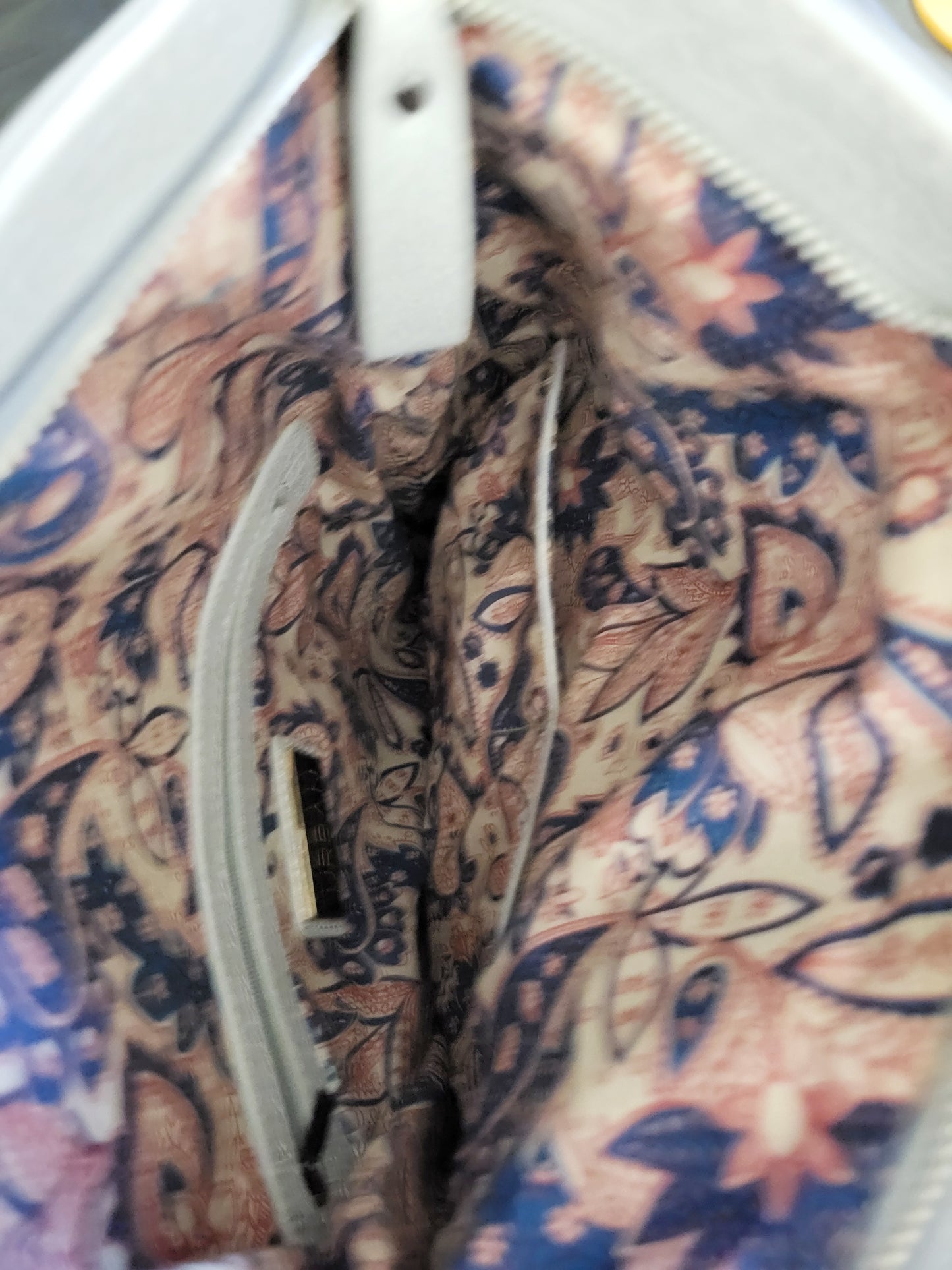 Urban Expressions gray vegan leather Lennon backpack