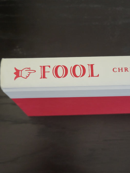 Fool. Hardcover Christopher Moore novel (sorry, no shipping)