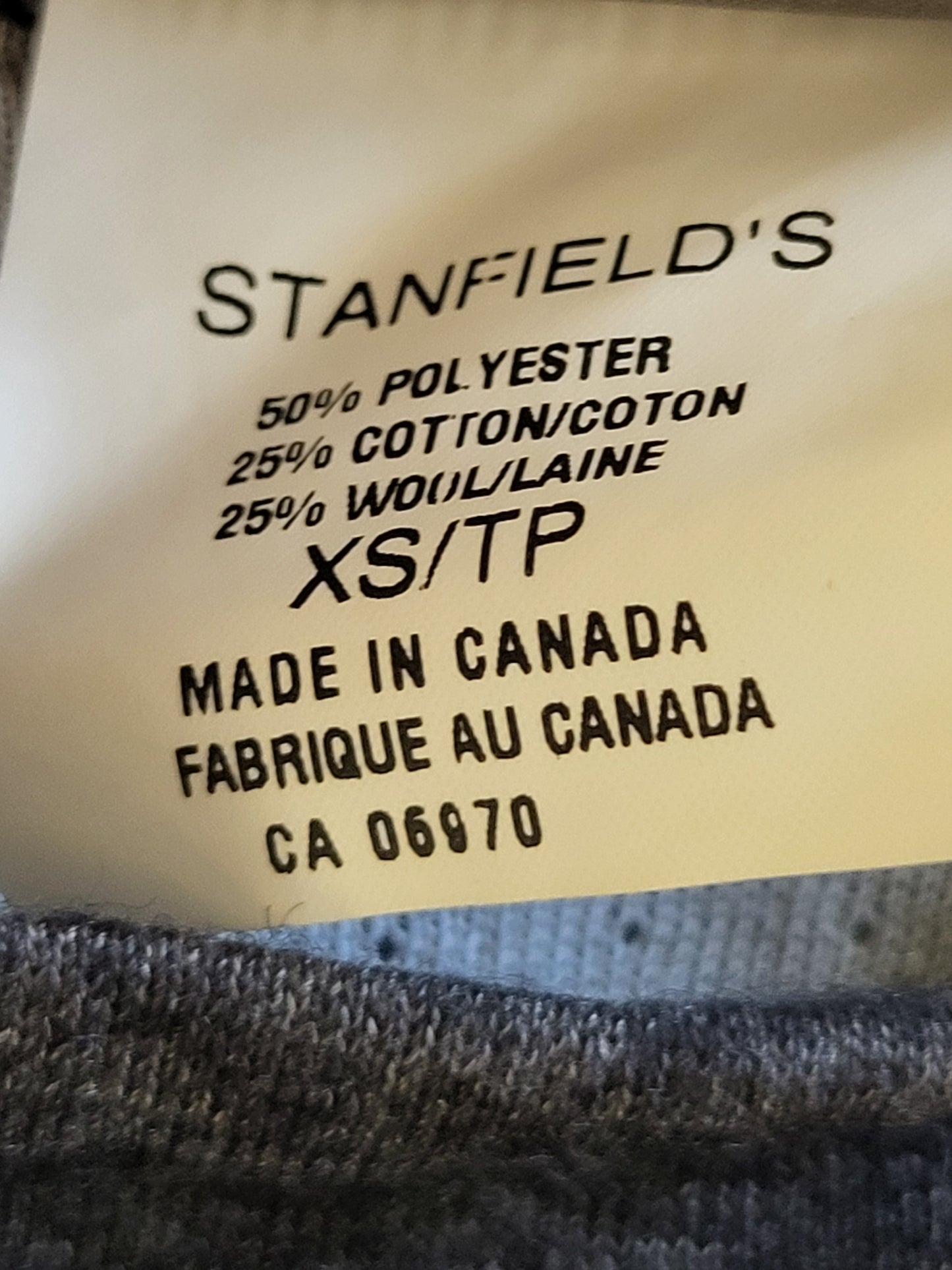 Stanfield’s Two-Layer Wool Canada Onesie | Size XS