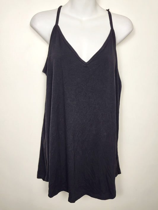 NEW - Zenana black "Spin Me Right Round" swing tank | Size LARGE