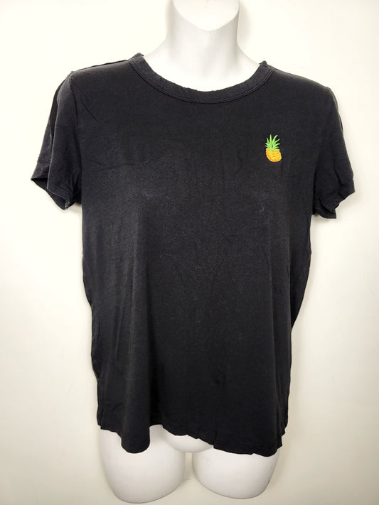 Artizia Sunday Best black pineapple t-shirt | Size MEDIUM
