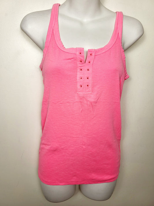 Aerie hot pink ribbed tank top | Size MEDIUM