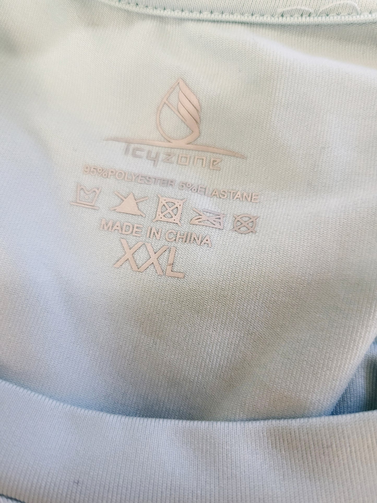 Icy Zone light blue active muscle tank. Size XXL