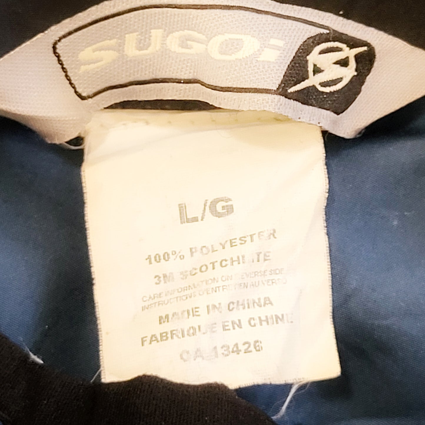 Sugoi blue cycling windshell | Size LARGE