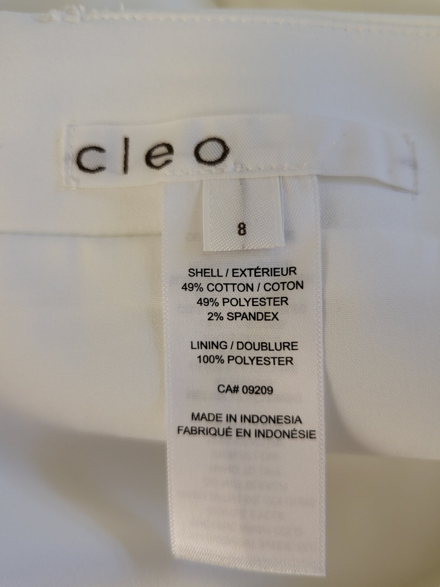 Cleo white high waisted pencil skirt | Size 8