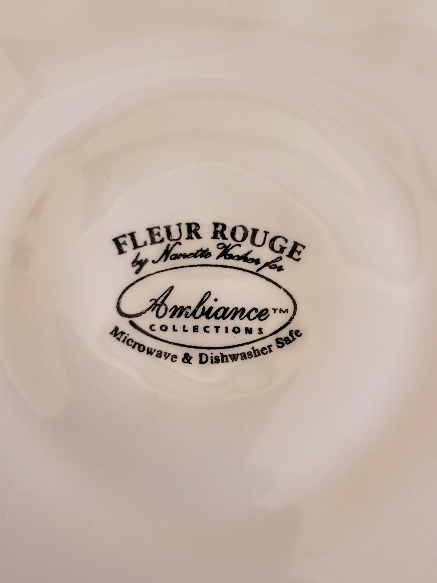 Nanette Vacher (for Ambiance Collection" Fleur Rouge serving platter (sorry, no shipping)