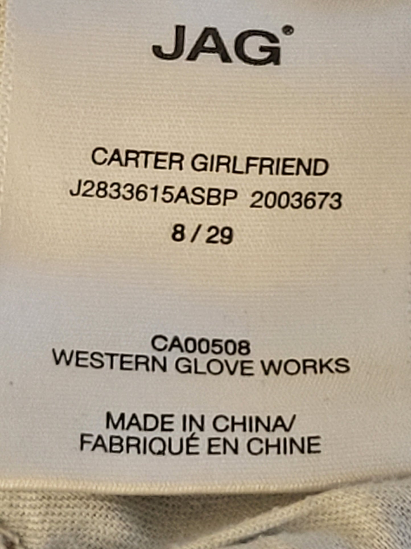 JAG Jeans distressed "Carters Girlfriend" cropped jeans | Size 8