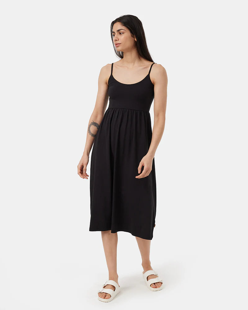 AGLL2 - Tentree black modal Sunset tank dress. Size large