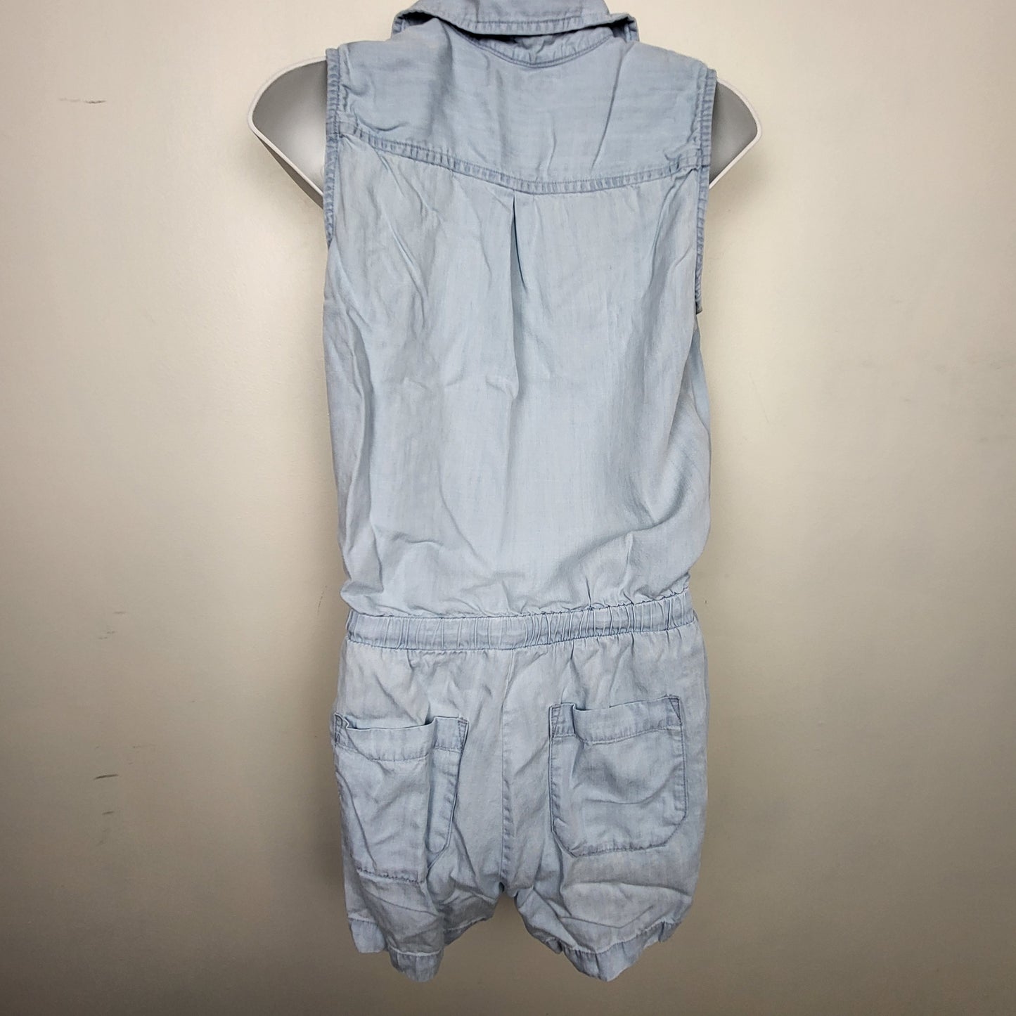 JKZ1 - DEX Utility Pocket Denim Look Romper. Size small