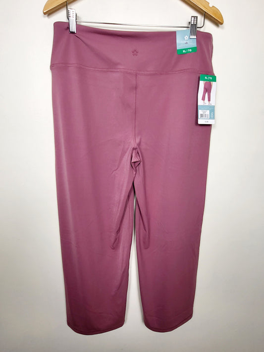 NEW - Tuff Athletics pink cropped "Veda" pants | Size XL