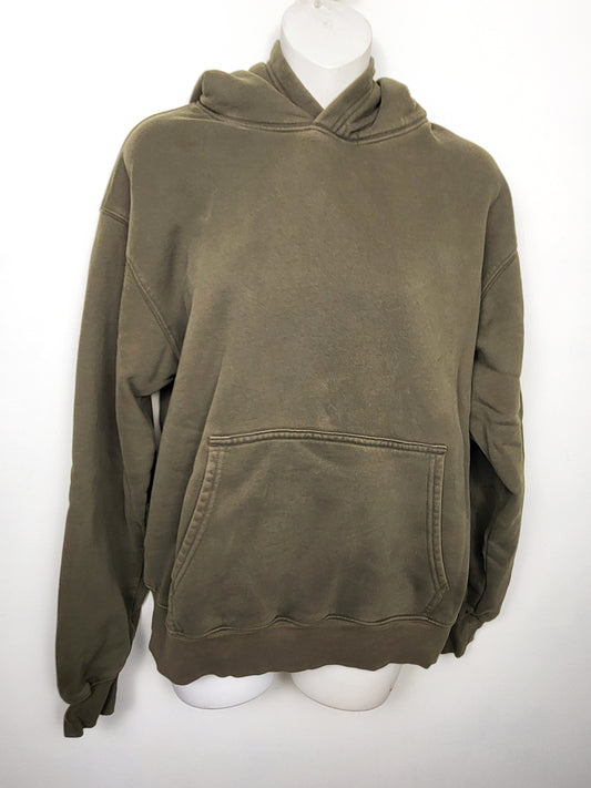 Aritzia Cozy Sweatfleece Perfect Hoodie in Olive Green | Size MEDIUM