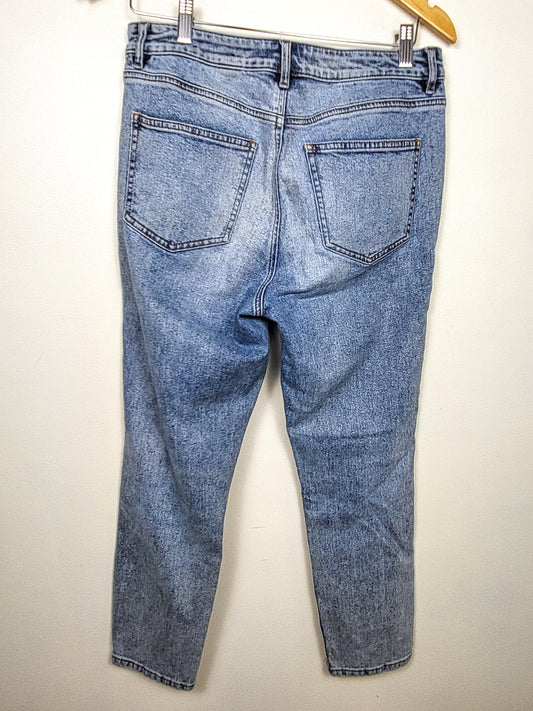 RW and Co straight leg high waisted ankle jeans | Size 30