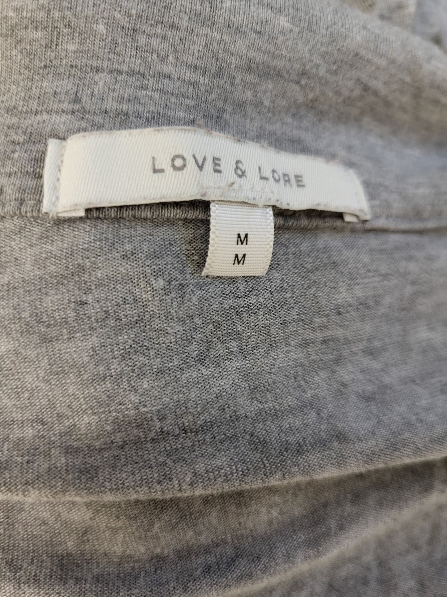 Love and Lore grey sleep shirt / dress | Size MEDIUM