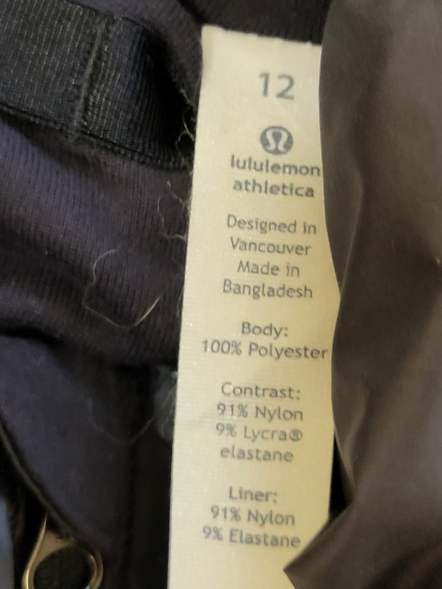 Lululemon black Rush Hour Jacket | Size 12