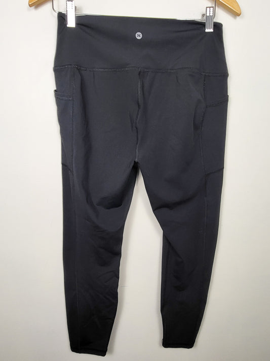 RBX black cropped active leggings with pockets | Size XL
