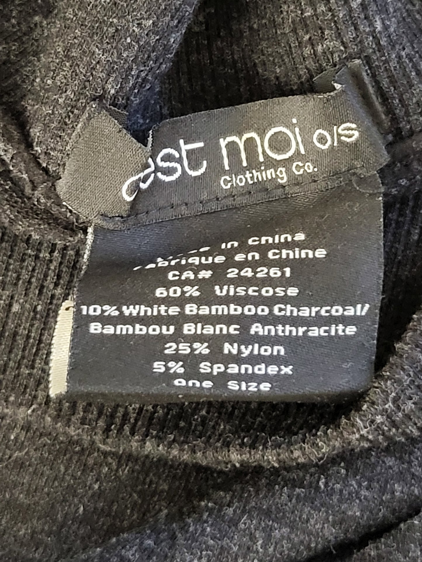 C'est Moi Ribbed Knit High-Waisted Legging | One size fits most
