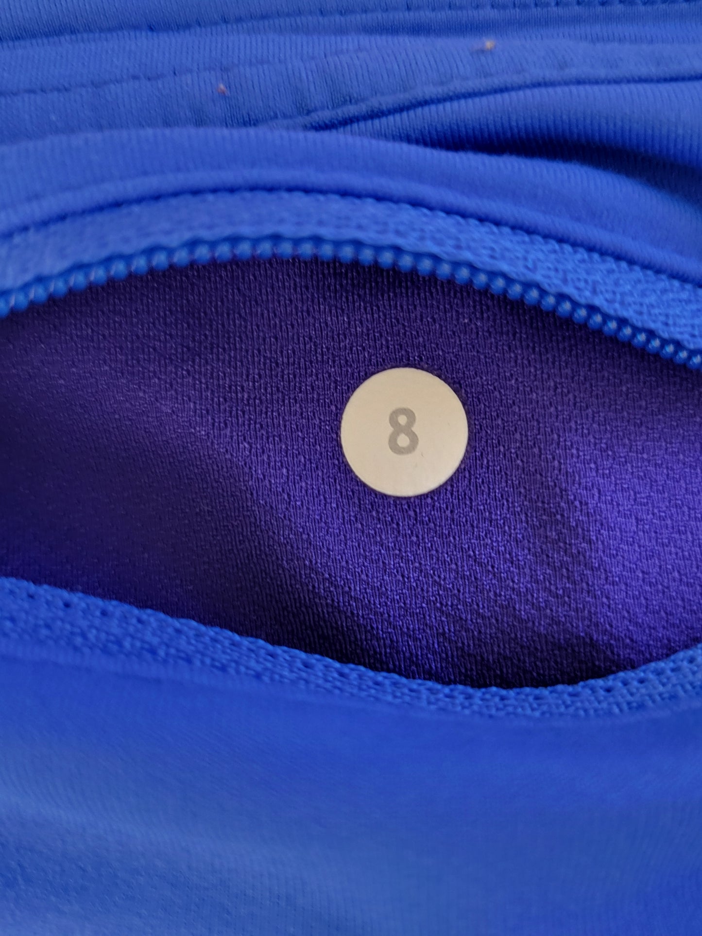 Lululemon Speed Short in Tidal Trip Pipe Dream Blue / Pipe Dream Blue. Size 8