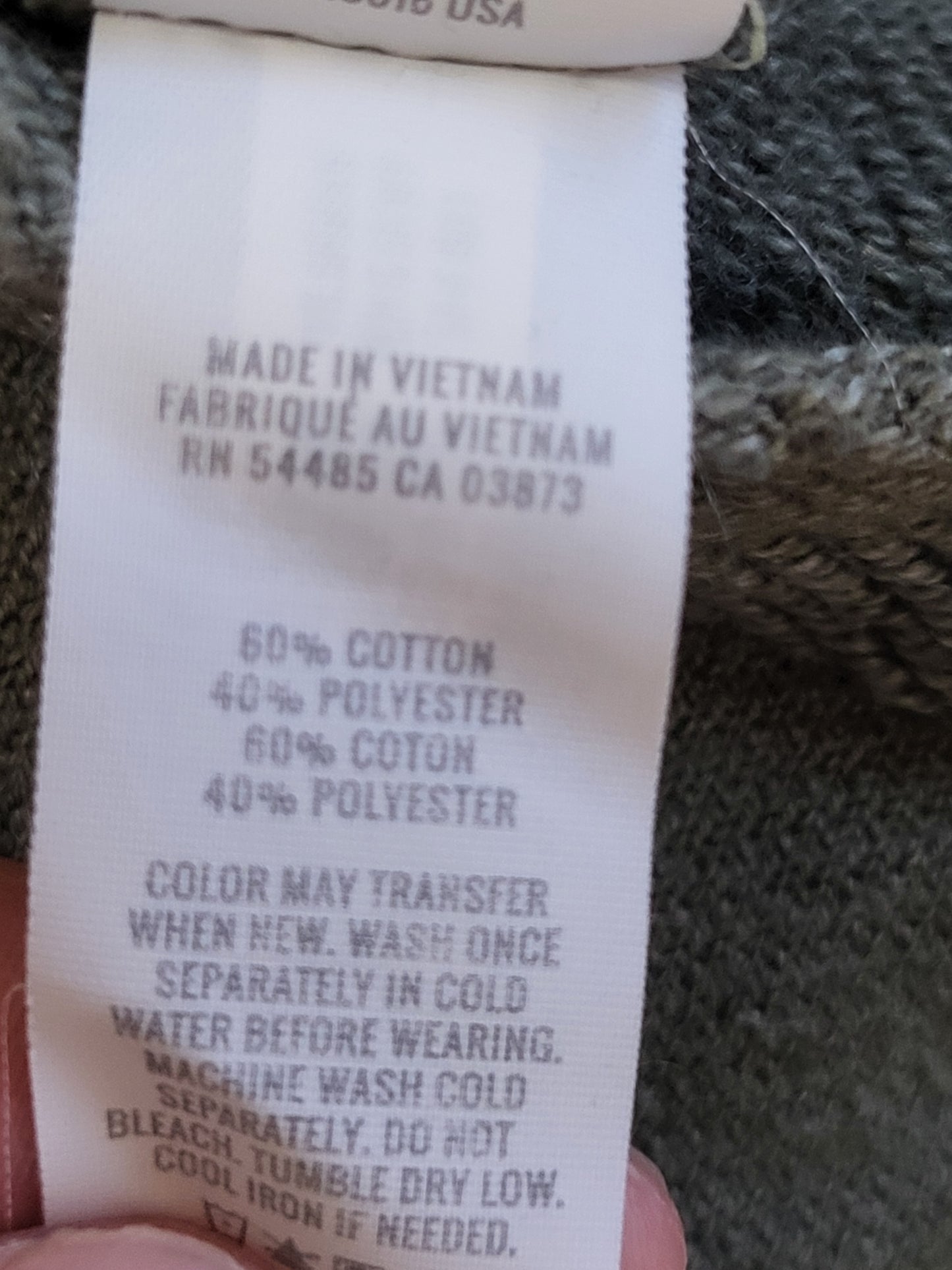 Aerie olive green "Desert Flyweight" cropped crewneck sweatshirt | Size XS