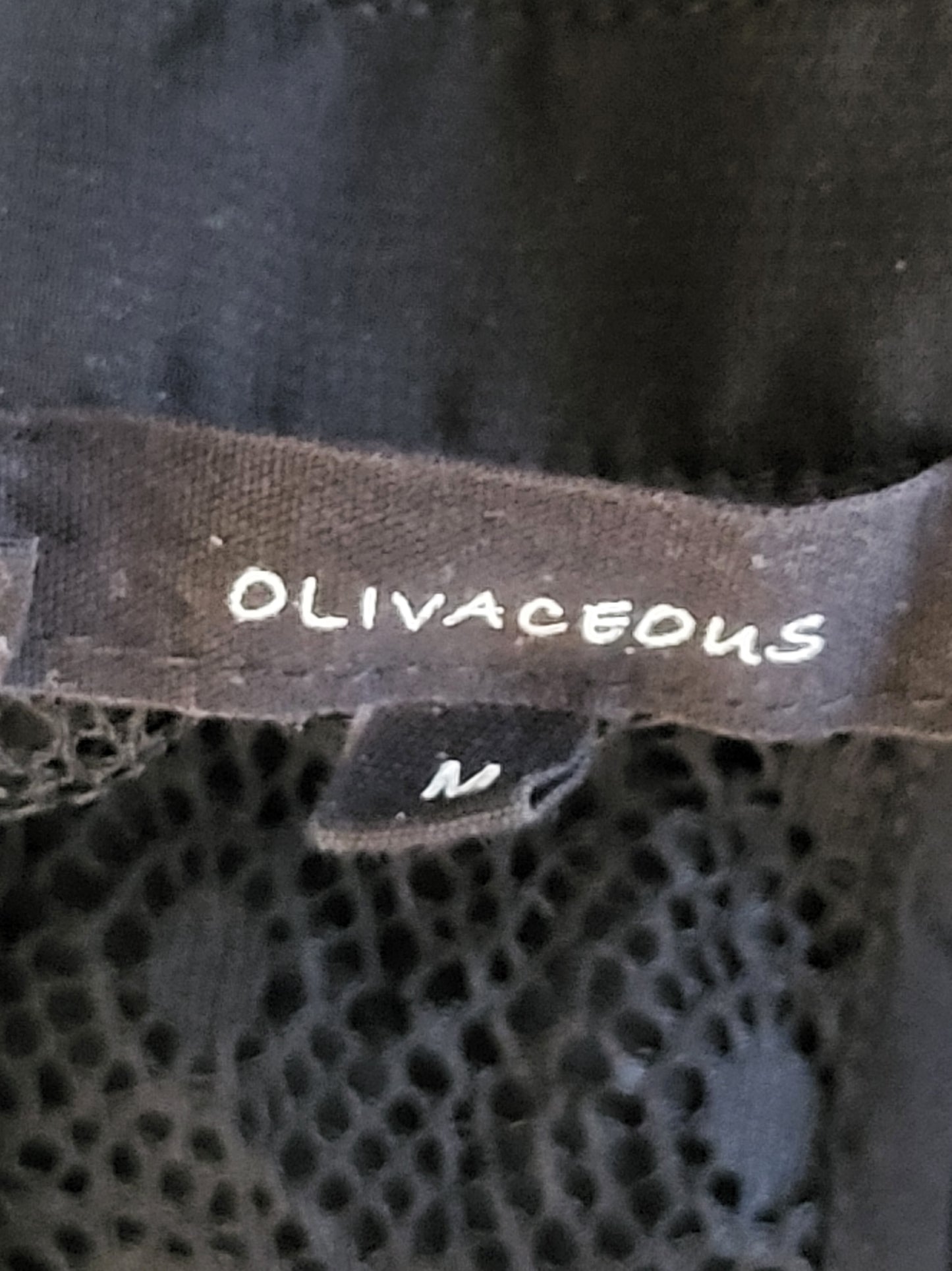 Olivaceous black sheer button down shirt dress | Size MEDIUM
