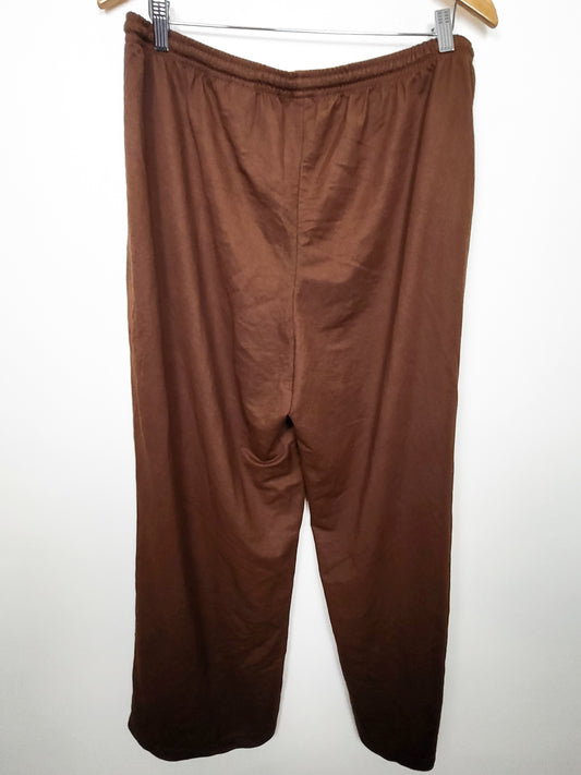 NEW - H and M Women's Brown Loose Fit Drawstring Pants | Size XXL