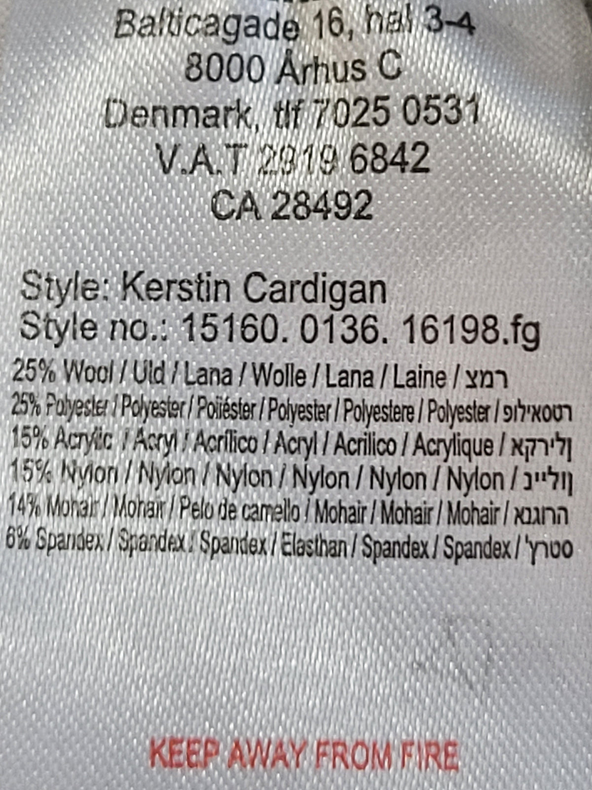 Minimum Women's Gray "Kerstin" Open-Front Longline Cardigan | Size SMALL