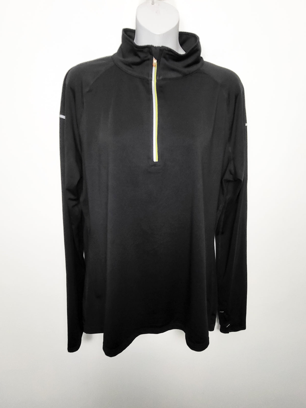 Athletic Works black half zip active top - Size large