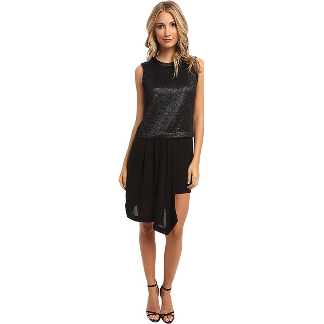 AMHU11 - NEW - Black BCBGMaxAzria "Juliane" dress. Size medium