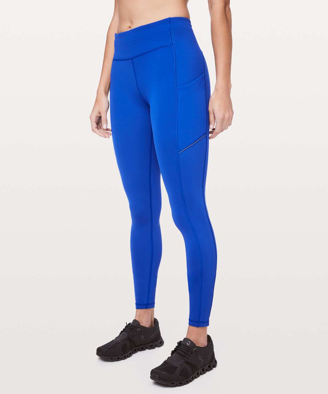 BBIN1 - Lululemon Speed Up Tights in Jet Stream blue. Size 8