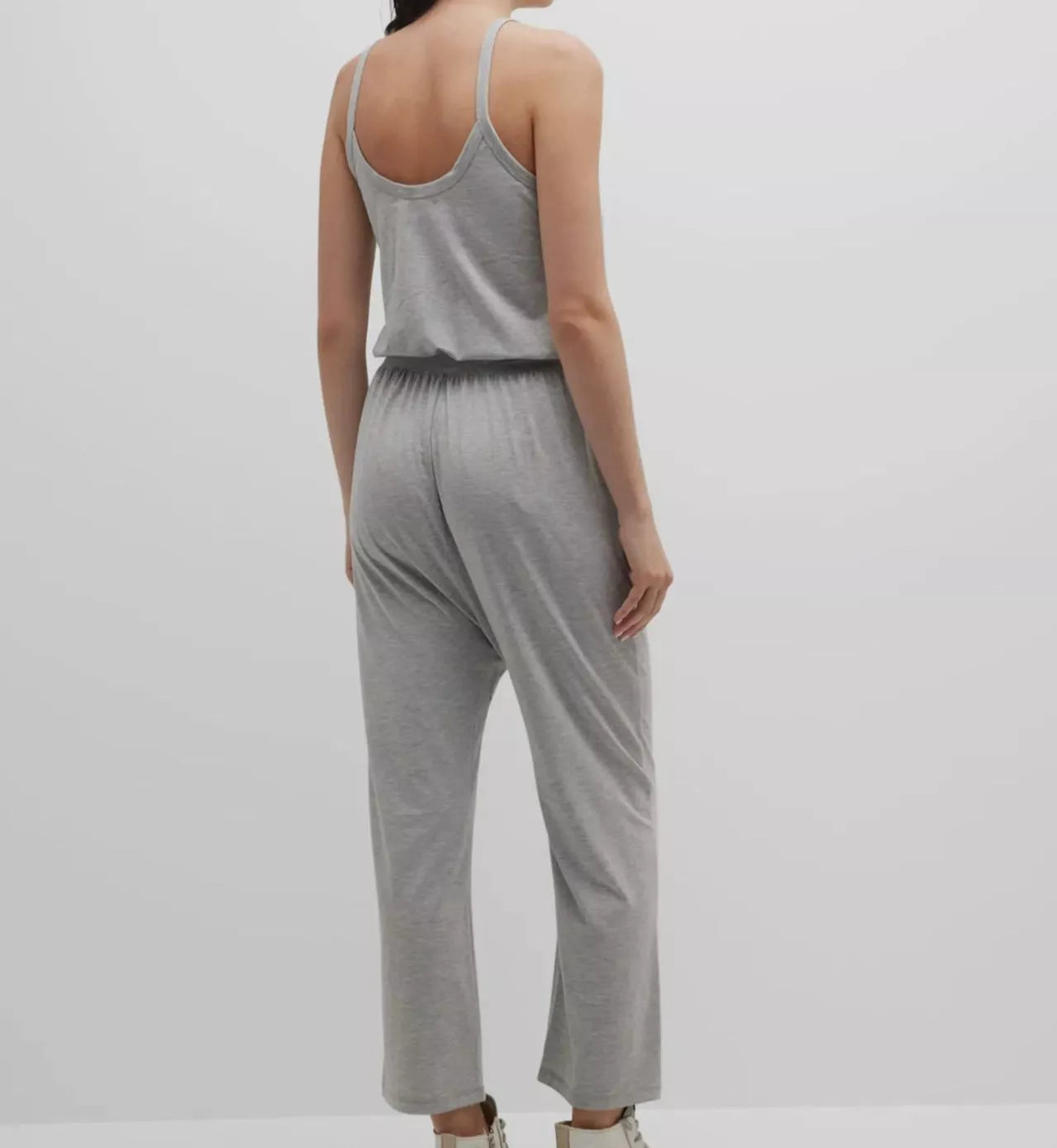 CMCRD2 - Spiritual Gangster grey "Maxin' Relaxin" Triblend Jumpsuit. Size medium