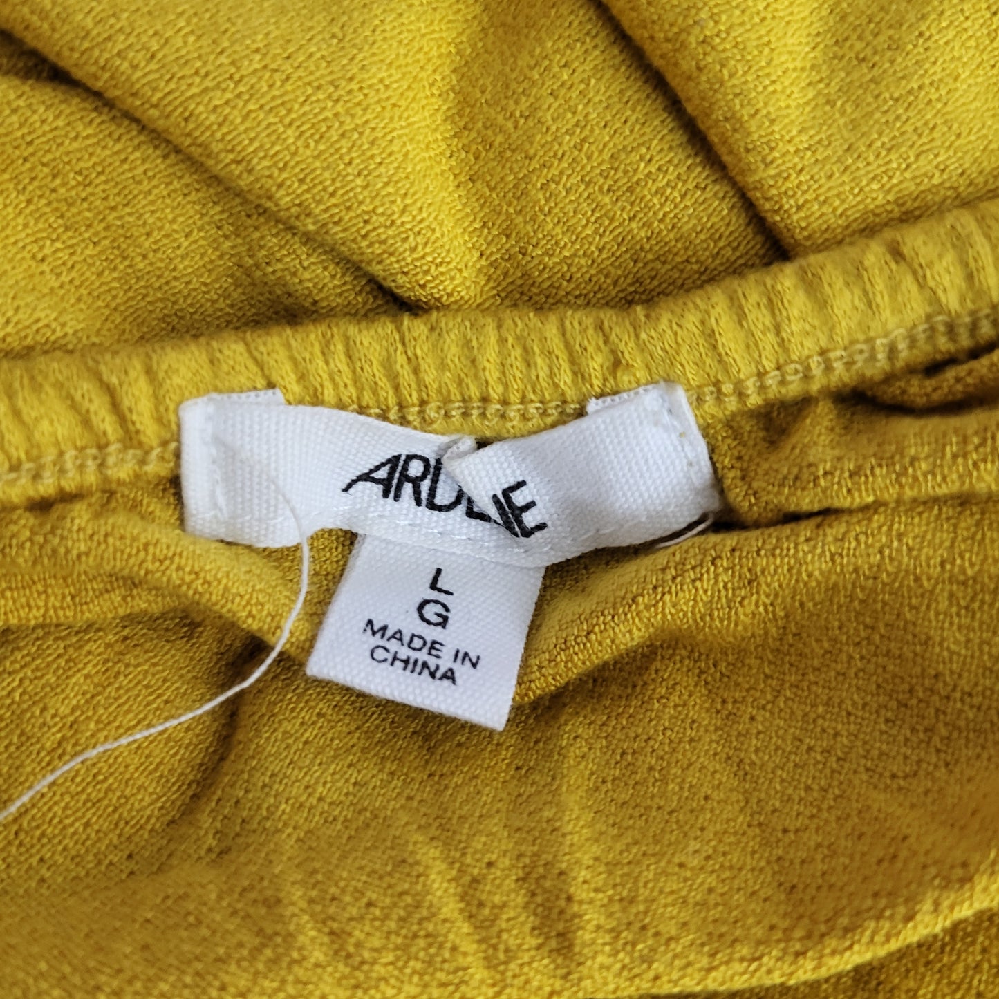 CHND2 - Ardene yellow rayon tank, size large, good condition