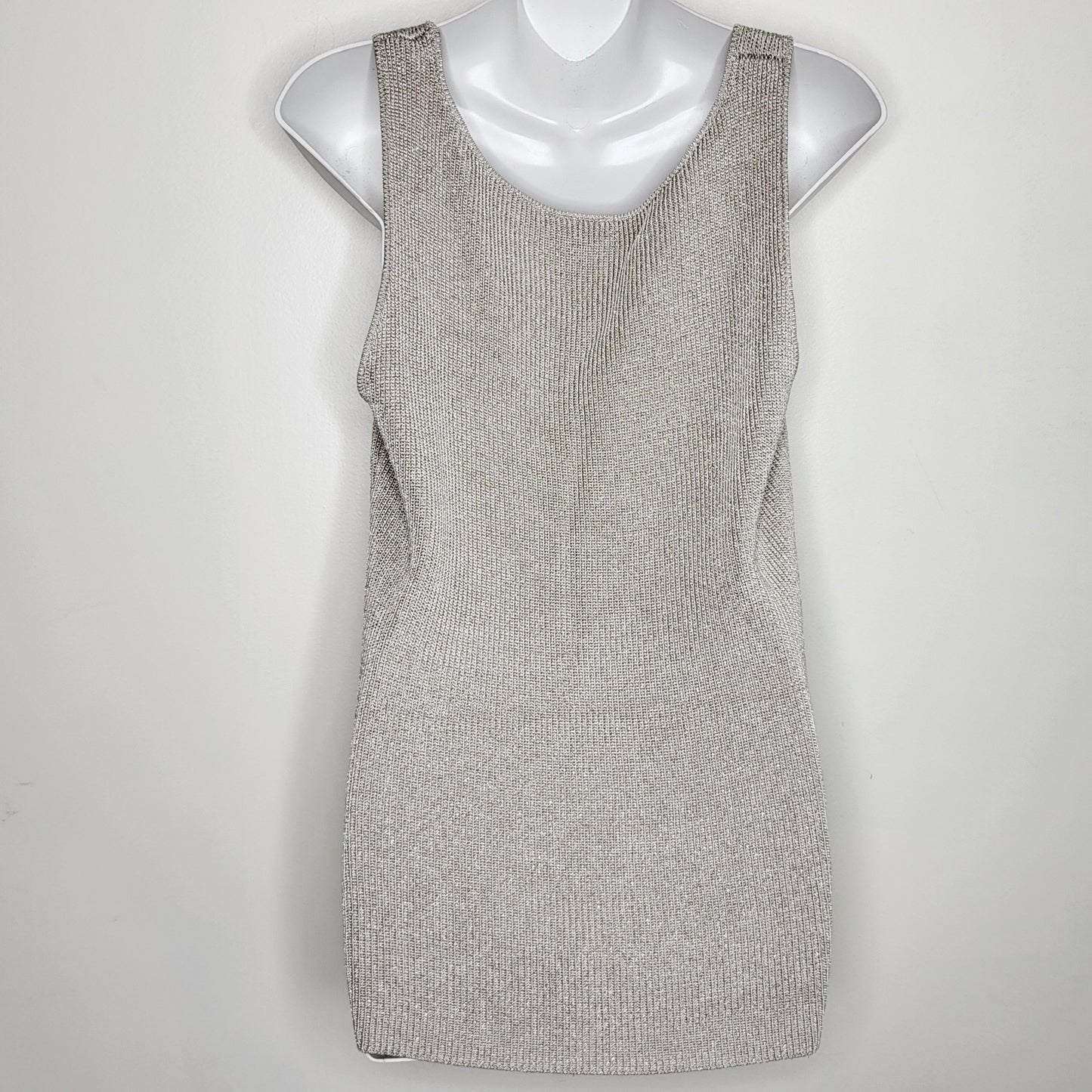CHND2 - Ann Taylor sweater tank with sparkles, size XL (measures like a medium), good condition