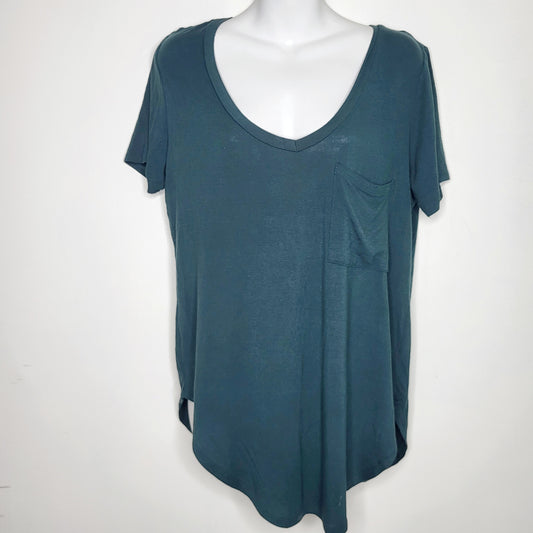 CHND2 - Bluenotes forest green swing t-shirt, size medium, slight wear