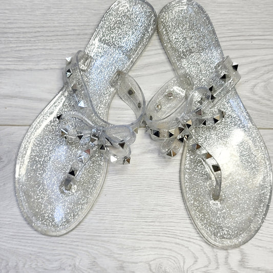 JKZ1 - Wild Diva sparkle jelly sandals, size 11/12, good condition