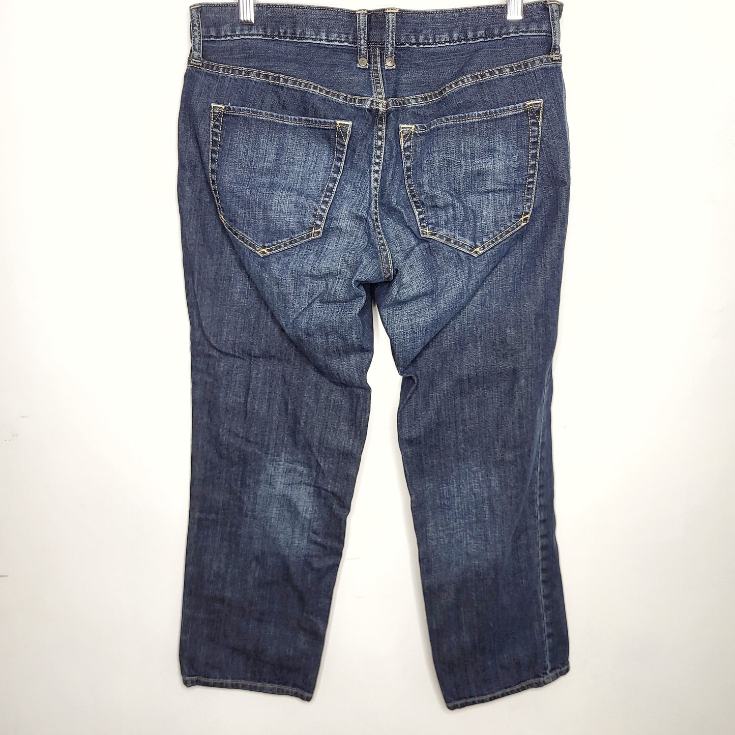 JBAB2 - Eddie Bauer cropped boyfriend jeans, size 6 (measure like a large), good condition