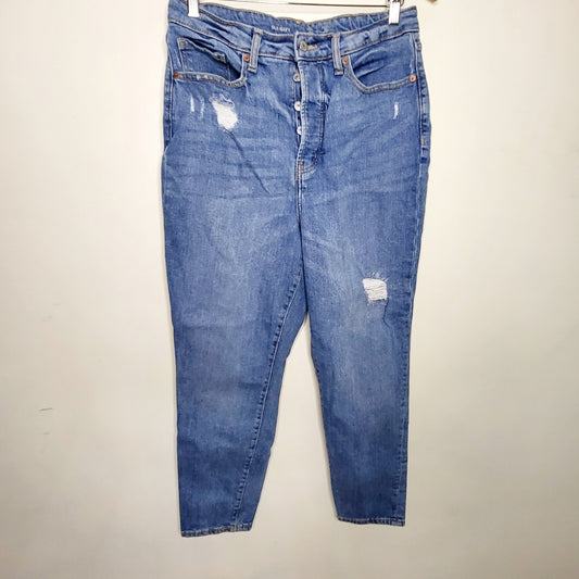 KLJ1 - Old Navy OG Straight Higher High Rise buttonfly jeans, size 12 (size more like a medium), good condition