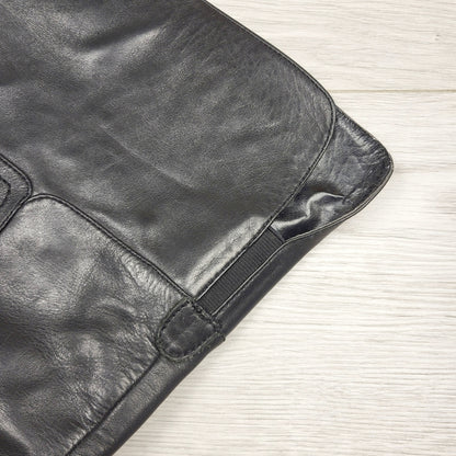 JJSS - Roberta Vianni tall black block heel leather boots. Size 8.5M