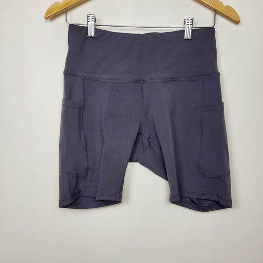 JLMB2 - Grey spandex bicycle shorts. Size medium
