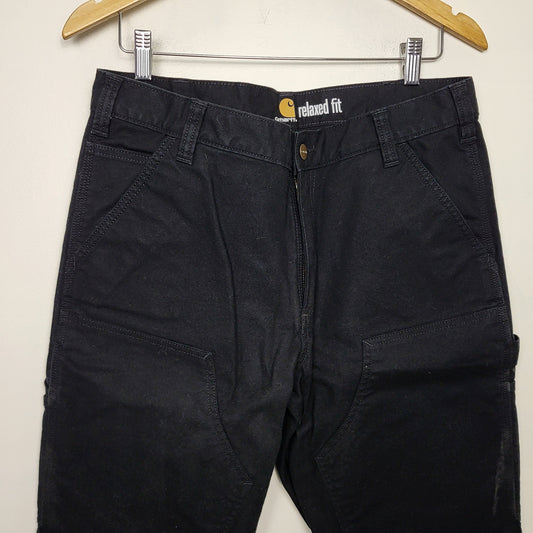 RHW1 - Carhartt black relaxed fit pants. Size 34