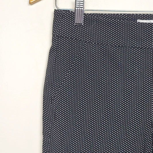 RHW1 - Camber and Grace black polka dot "City Legging" pants. Size medium