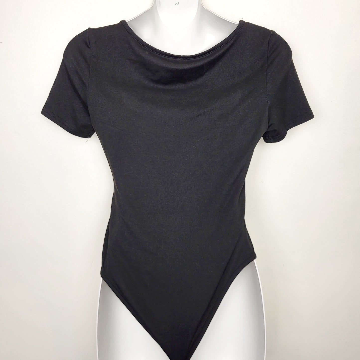 RHW - Black squareneck bodysuit. Approx size medium
