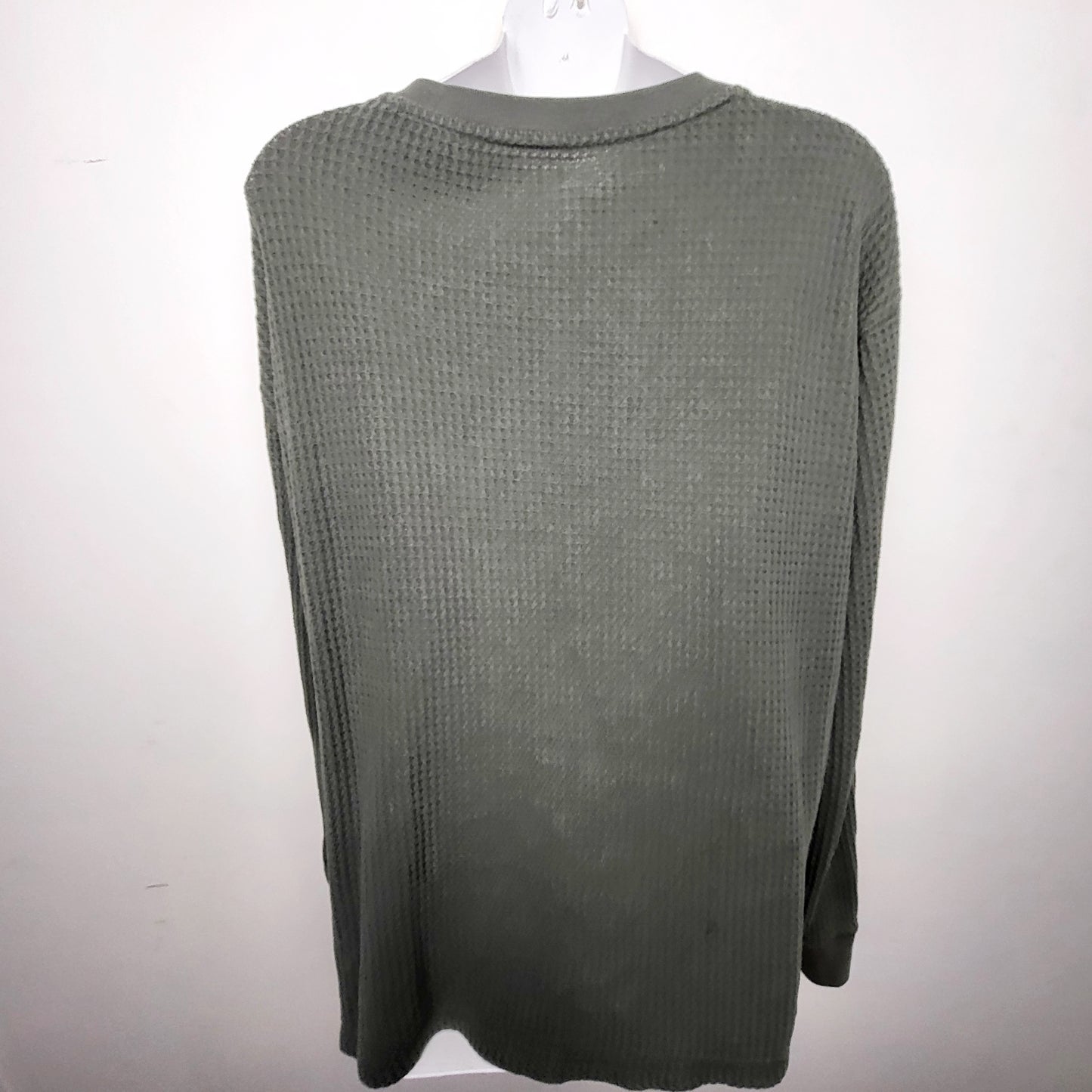 KLJ1 - Old Navy green waffle knit top. Size XXL