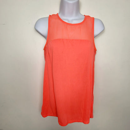 CSAL1 - H and M neon pink sleeveless blouse. Size small