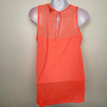 CSAL1 - H and M neon pink sleeveless blouse. Size small