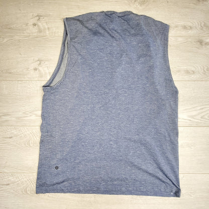 Lululemon blue Metal Vent Tech tank top. Men's XL